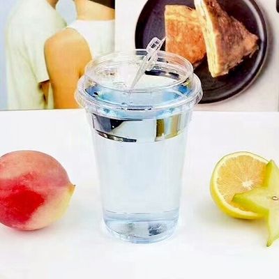 Se proporcionan muestras libres de PET/RPET, plástico, cúpula plana, tapas de inserción de diamantes para tazas de bebida fría