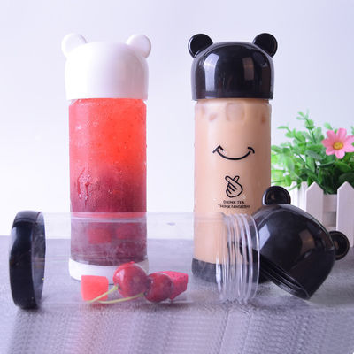 Botella de bebidas de plástico para mascotas de 300 ml 350 ml 400 ml para personalización y marca de bebidas