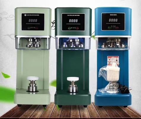 Velocidad máxima 20pcs/min Sellador automático de latas para latas de plástico inteligentes pequeñas y portátiles