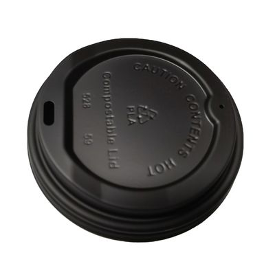62mm/73mm/80mm/90mm/115mm Diseño colorido tapa de papel biodegradable CPLA para taza de café
