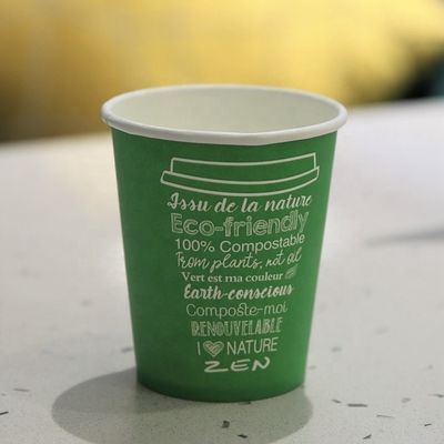 Tazas de papel desechables sin olor 8oz 2.5oz 3oz 4oz 6oz 7oz 10oz 12oz 16oz 20oz 24oz 32oz