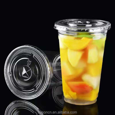 Las cafeterías deben tener personalizado desechable 12 oz 16 oz de papel plástico tapa de taza de café