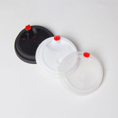 62mm/78mm/90mm/115mm tapa de café para blanco/negro PP plástico tapa de sorbete tapa de la taza de café