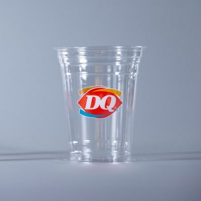 Bebida sin plástico de café de Boba copa de PLA biodegradable con tapa para tiendas de batidos