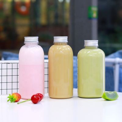 Material de cuerpo de plástico de PP 150ml 280ml 350ml 500ml Botella de bebida resistente al calor para jugo