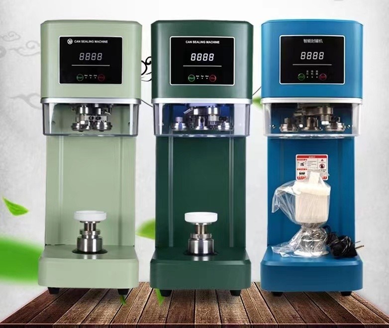 Velocidad máxima 20pcs/min Sellador automático de latas para latas de plástico inteligentes pequeñas y portátiles