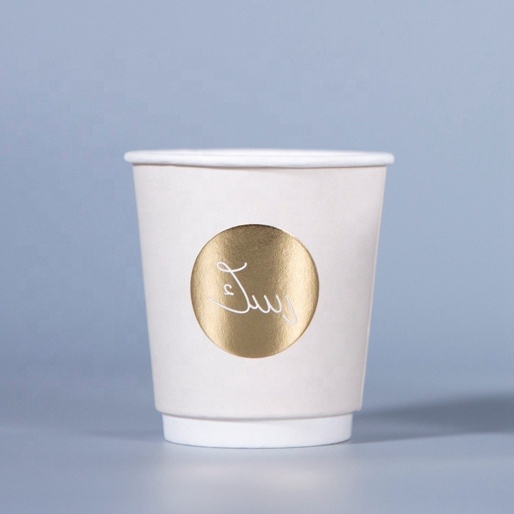 Tazas de café de papel desechables personalizadas con tapas 16 oz Pedido personalizado ahora