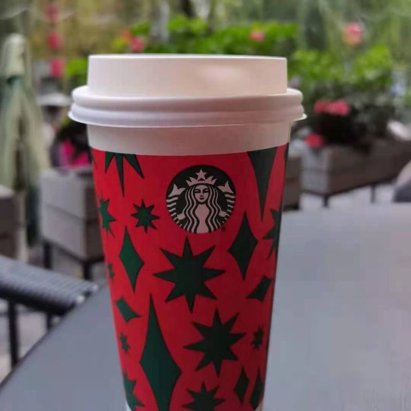 Taza de papel de pared única para bebidas calientes desechable y hecha de papel de calidad alimentaria